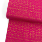 Preview: ST10203 Stoff Baumwolle, Webware, pink, Metalliceffekt, gold, Meterware